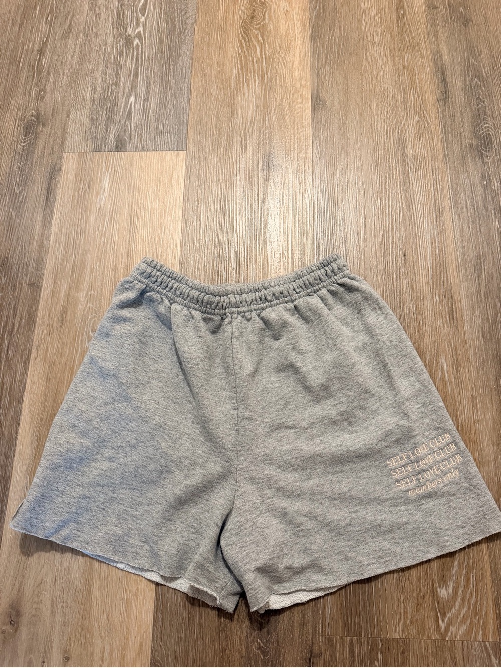 Women's Gray Lounge Shorts - Soft Casual Pull-On